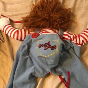 Chucky dog costume